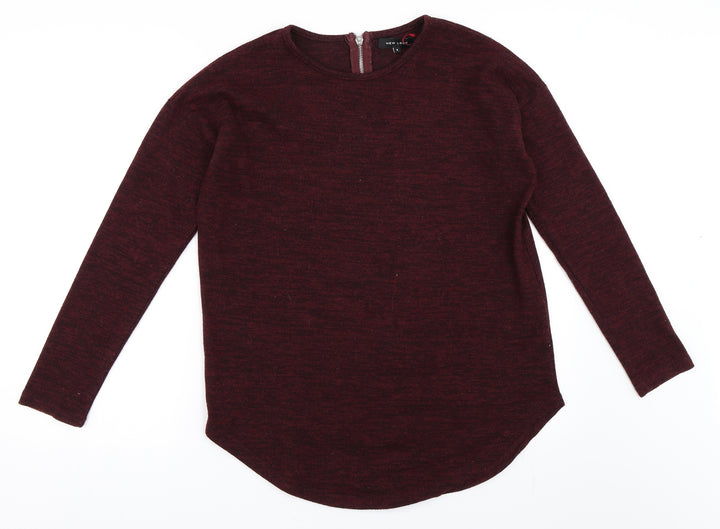 New Look Womens Red   Pullover Jumper Size S