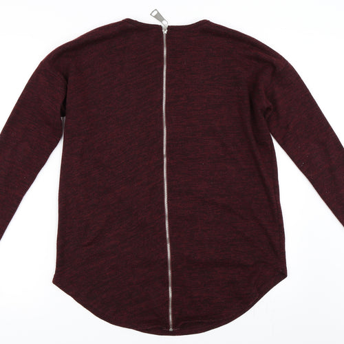 New Look Womens Red   Pullover Jumper Size S