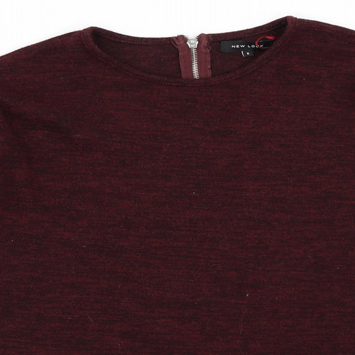 New Look Womens Red   Pullover Jumper Size S