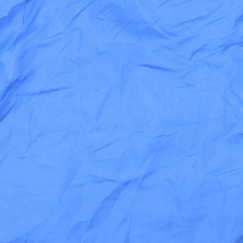 Anne De Lancay Womens Blue   Jacket Coat Size L