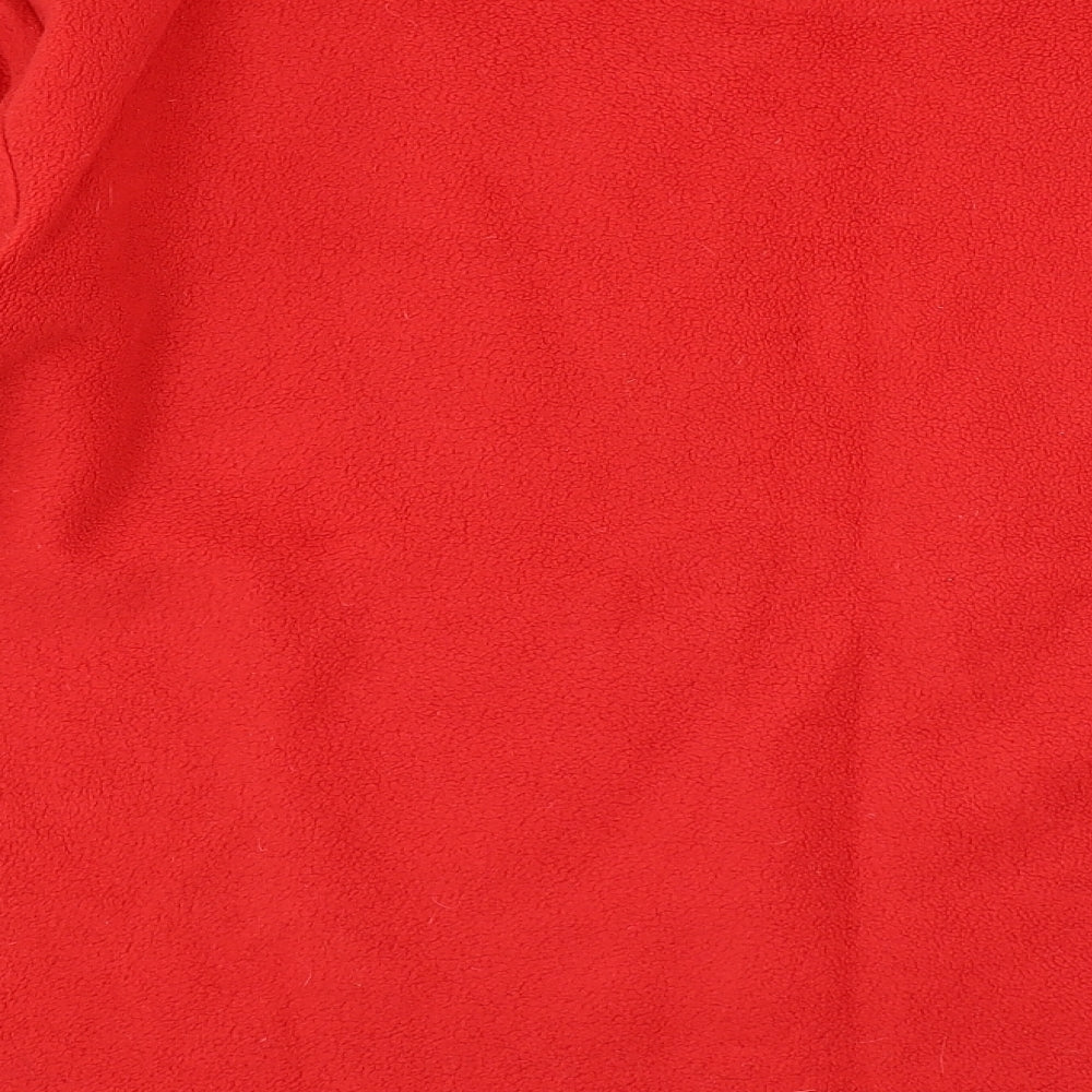 Jacks Mens Red  Fleece Pullover Jumper Size L