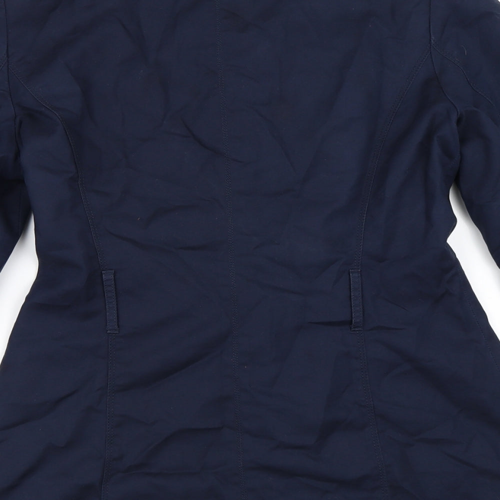 Oasis Womens Blue   Pea Coat Coat Size S