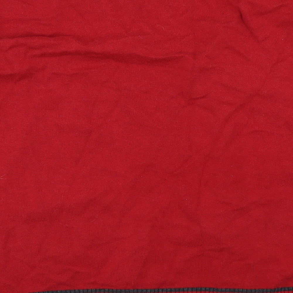 F&F Mens Red   Cardigan Jumper Size 3XL