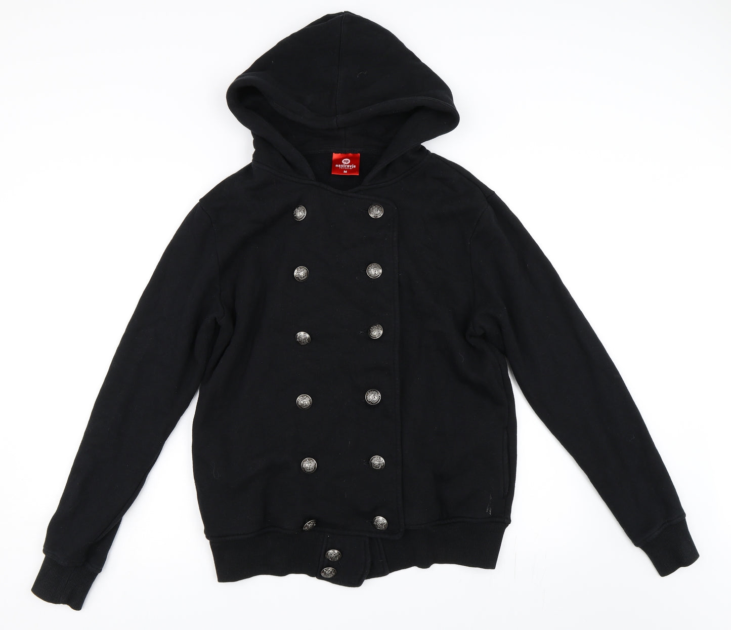 Nastrovje Potsdam Mens Black   Pullover Hoodie Size M