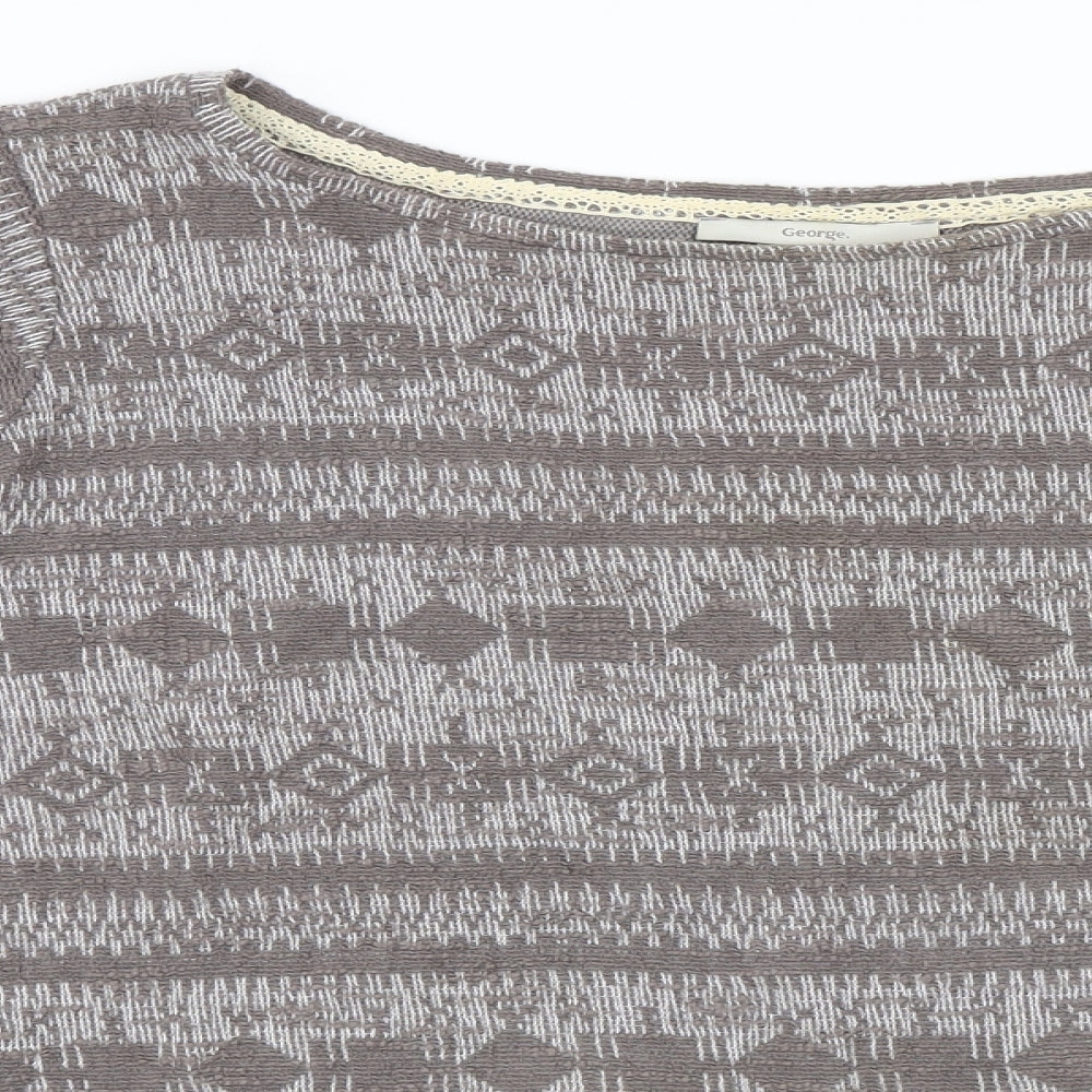 George Womens Brown   Pullover Jumper Size 24