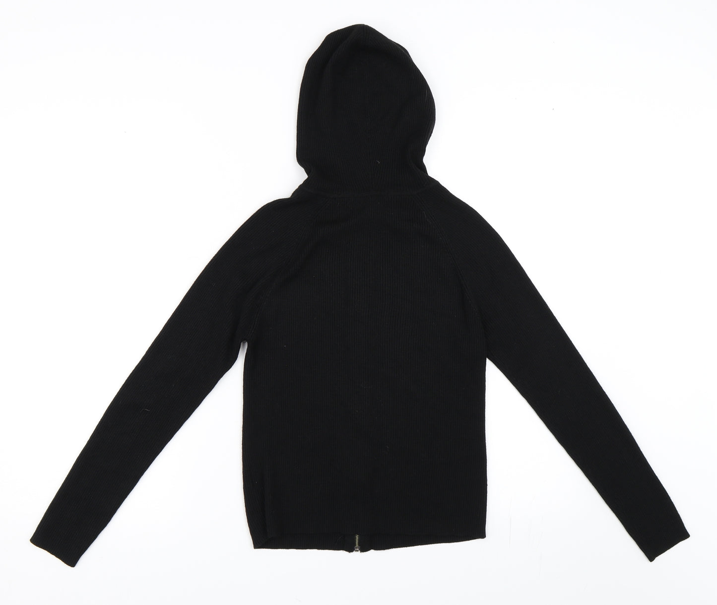 Marks and Spencer Womens Black   Full Zip Hoodie Size 12