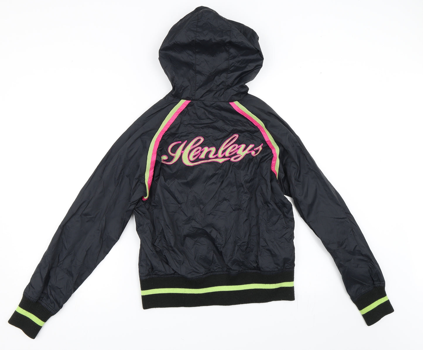 Henleys Womens Black   Windbreaker Coat Size S