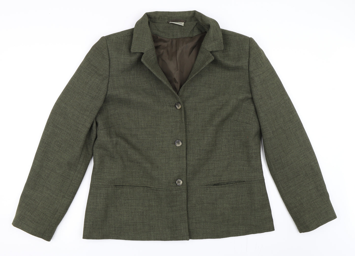 Definitions Womens Green   Jacket Blazer Size 16