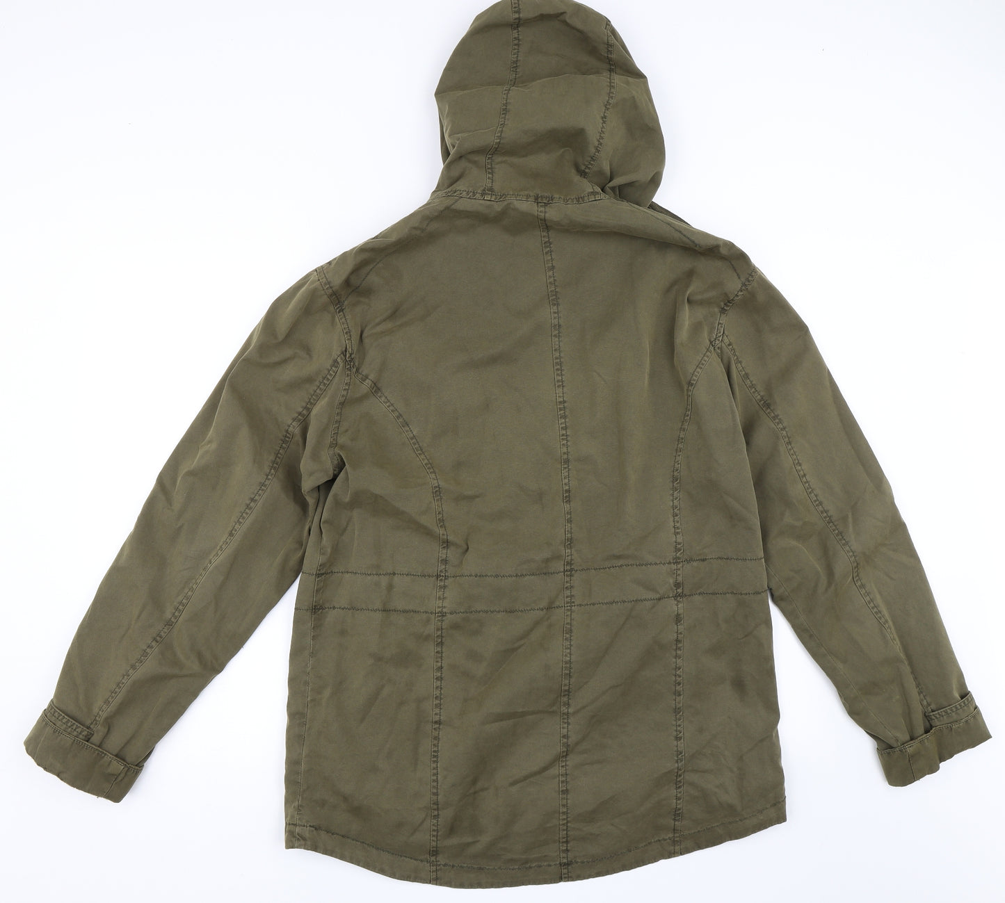 NEXT Mens Green   Parka Coat Size M