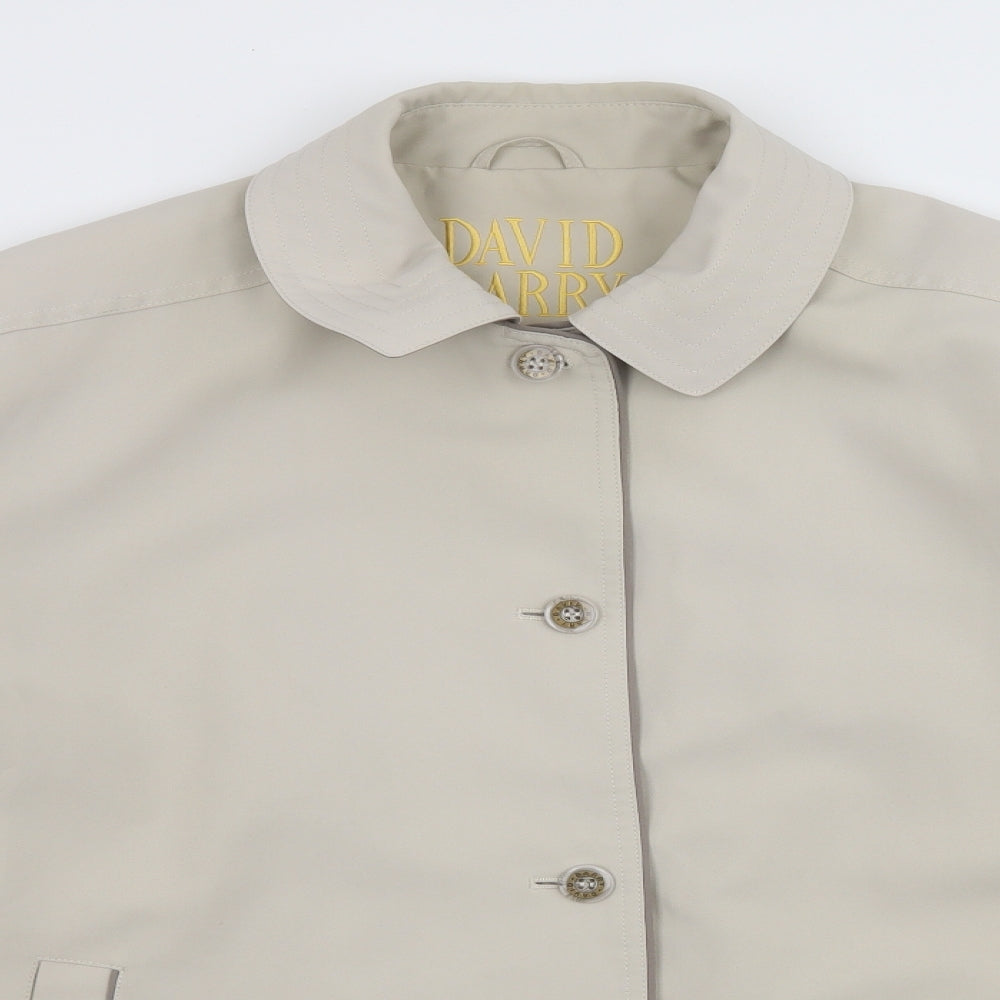 David Barry Womens Ivory   Jacket  Size 20