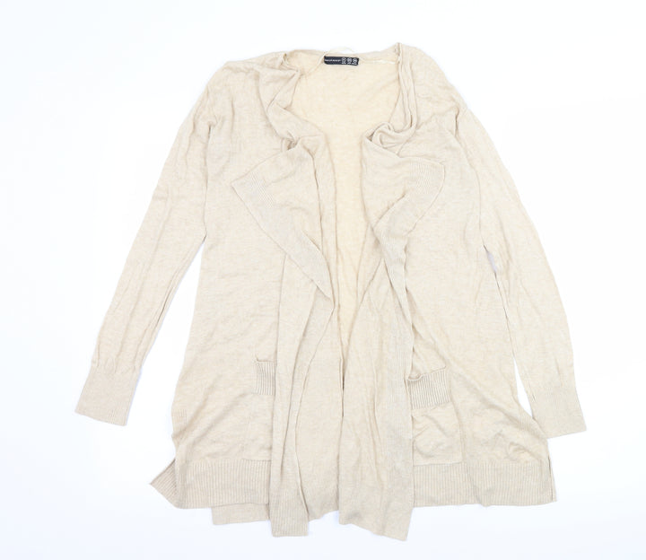 Atmosphere Womens Beige  Knit Cardigan Jumper Size 6