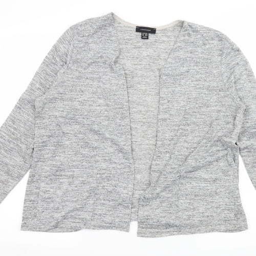 Atmosphere Womens Grey  Knit Cardigan Jumper Size 14