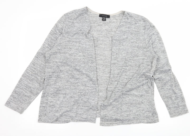 Atmosphere Womens Grey Knit Cardigan Jumper Size 14