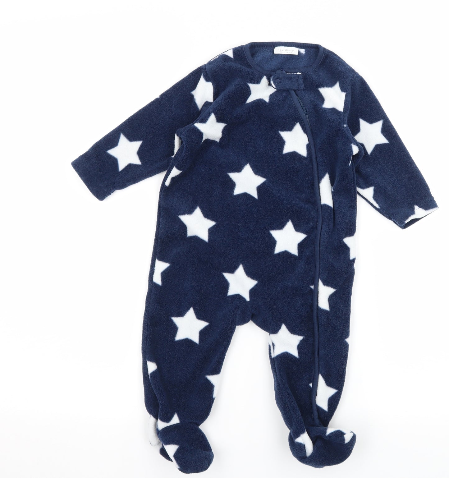 NEXT Boys Blue Geometric Fleece Cami One Piece Size 6-9 Months