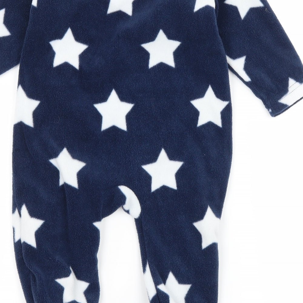 NEXT Boys Blue Geometric Fleece Cami One Piece Size 6-9 Months