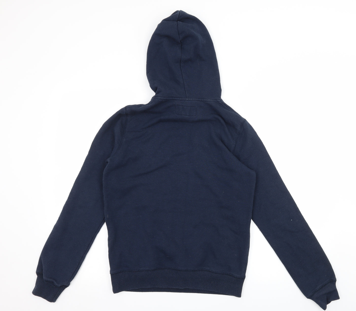 Jack Wills Womens Blue  Jersey Pullover Hoodie Size 8