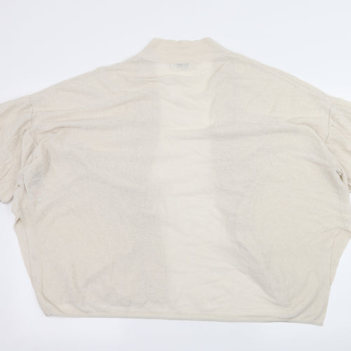 Marks and Spencer Womens Ivory  Knit Cardigan Jumper Size 20