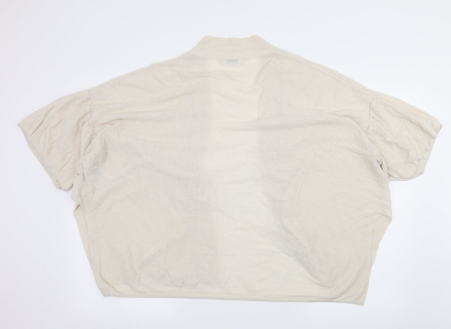Marks and Spencer Womens Ivory  Knit Cardigan Jumper Size 20