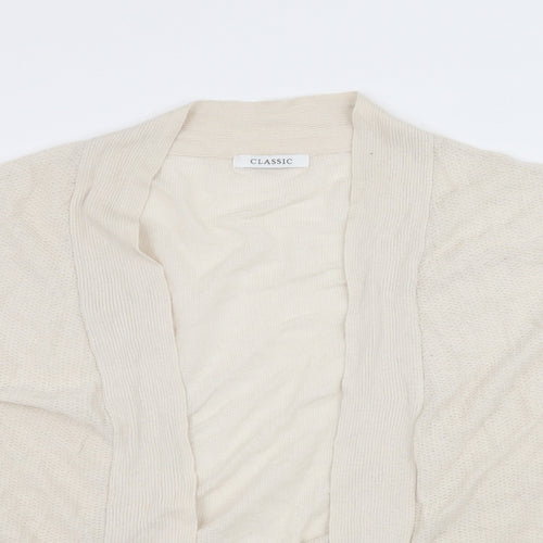 Marks and Spencer Womens Ivory  Knit Cardigan Jumper Size 20
