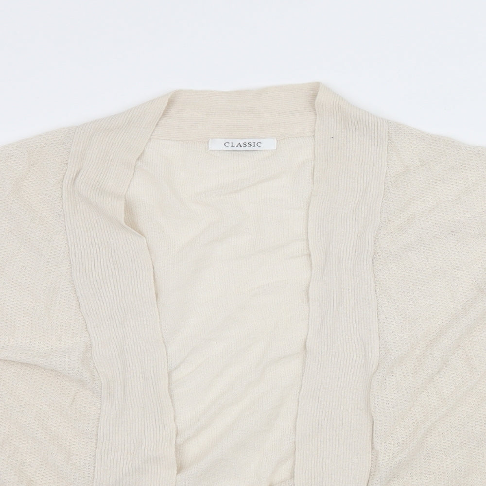 Marks and Spencer Womens Ivory  Knit Cardigan Jumper Size 20
