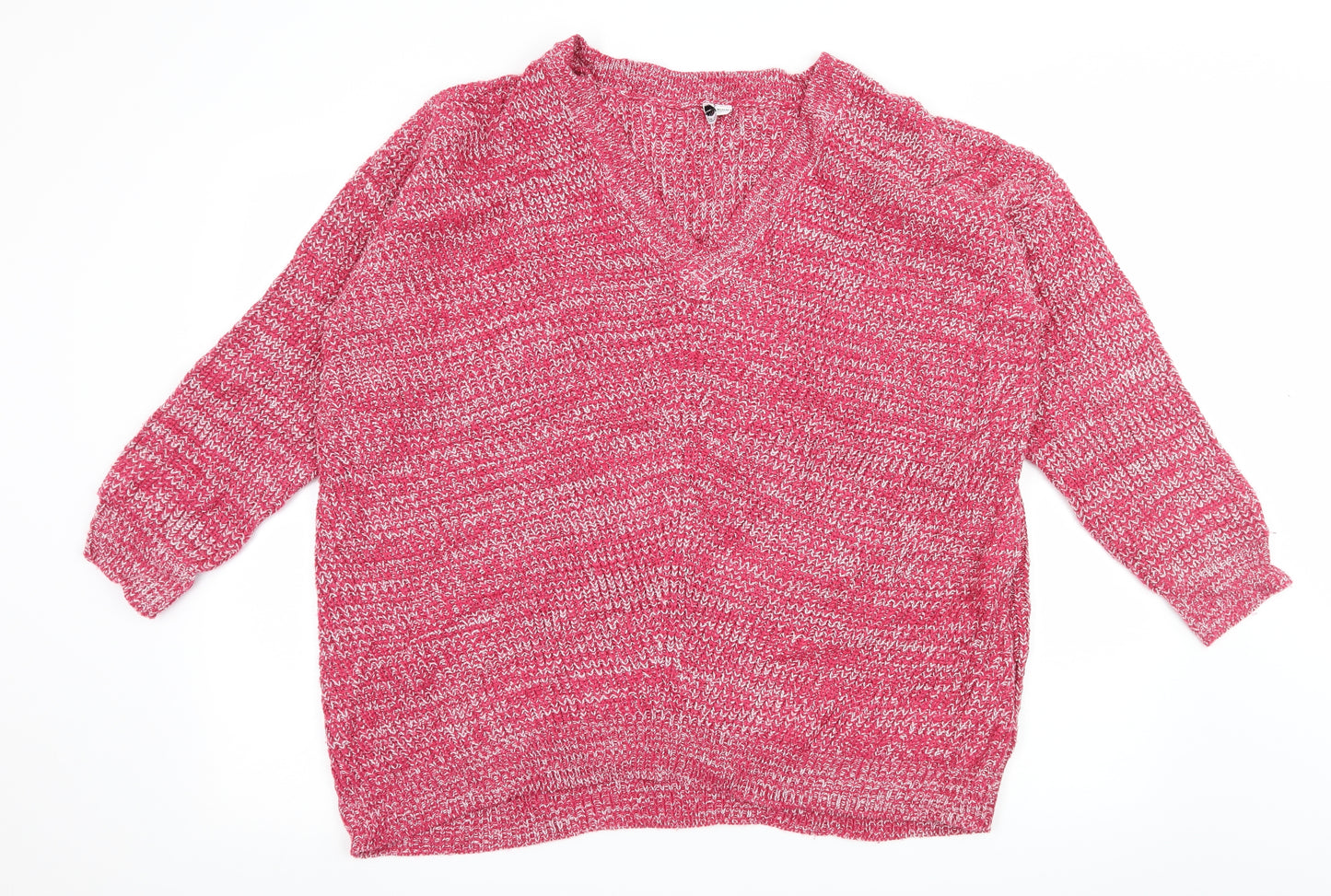 Capsule Womens Pink  Knit Pullover Jumper Size 18