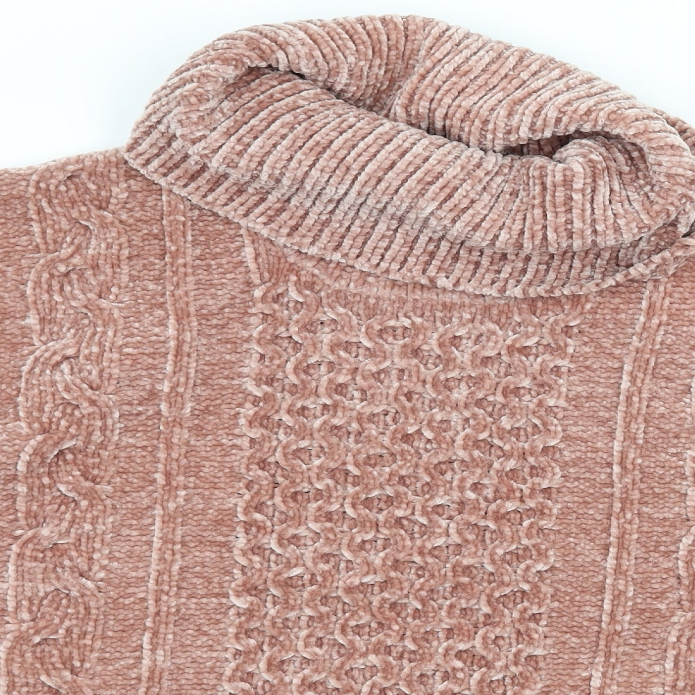 Georg Womens Pink  Knit Pullover Jumper Size M