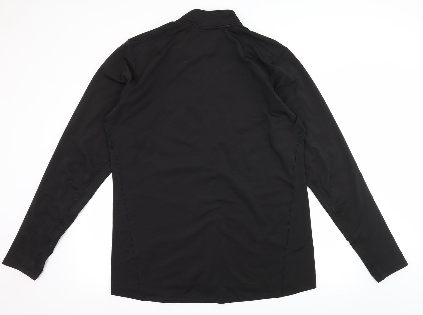 Pursue Fitness Mens Black  Jersey Full Zip Sweatshirt Size XL