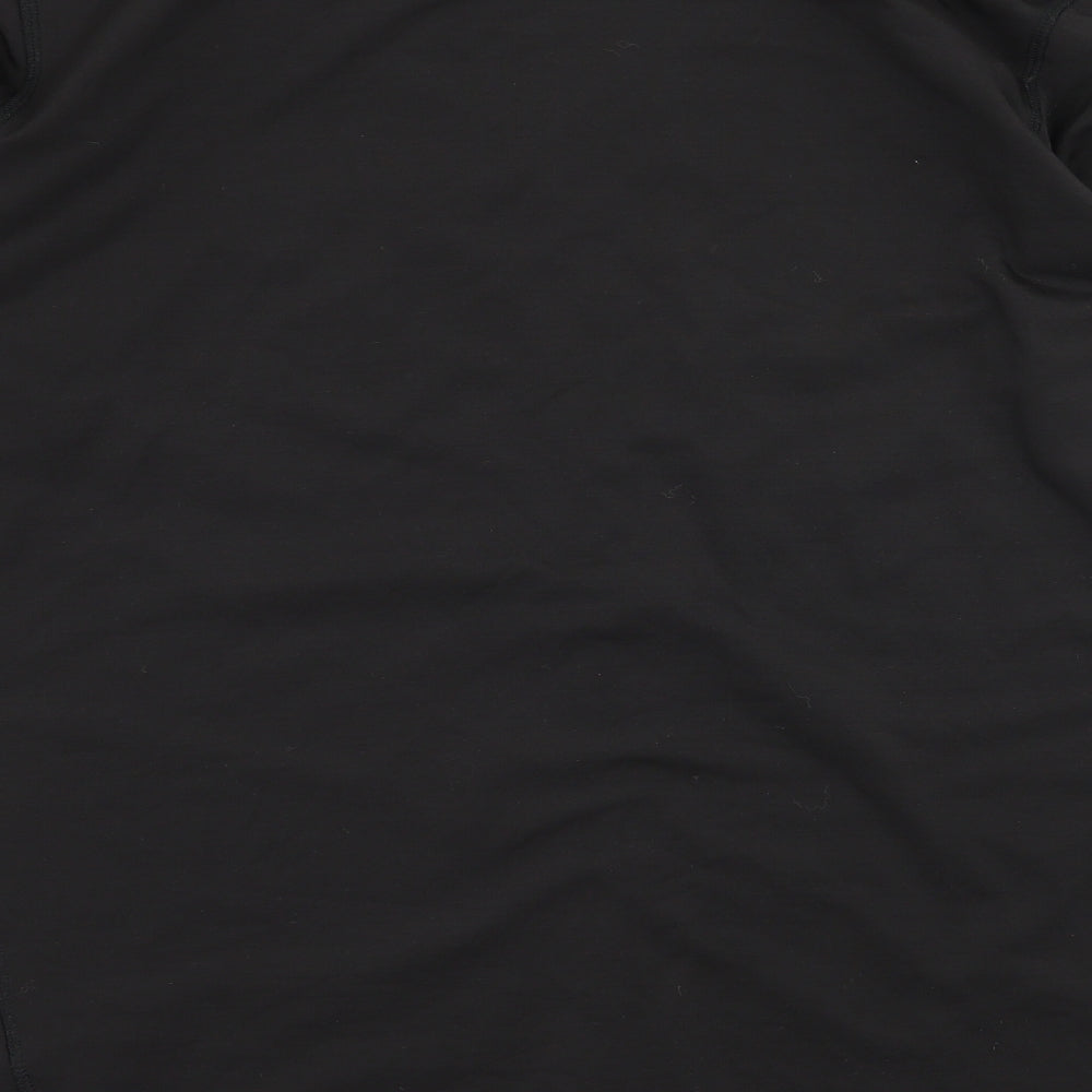 Pursue Fitness Mens Black  Jersey Full Zip Sweatshirt Size XL