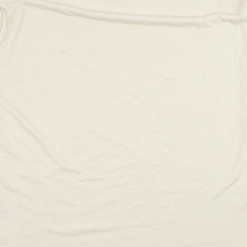 ASOS Womens Ivory  Jersey Pullover Sweatshirt Size M