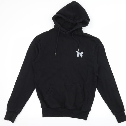 Good For Nothing Mens Black  Jersey Pullover Hoodie Size XS