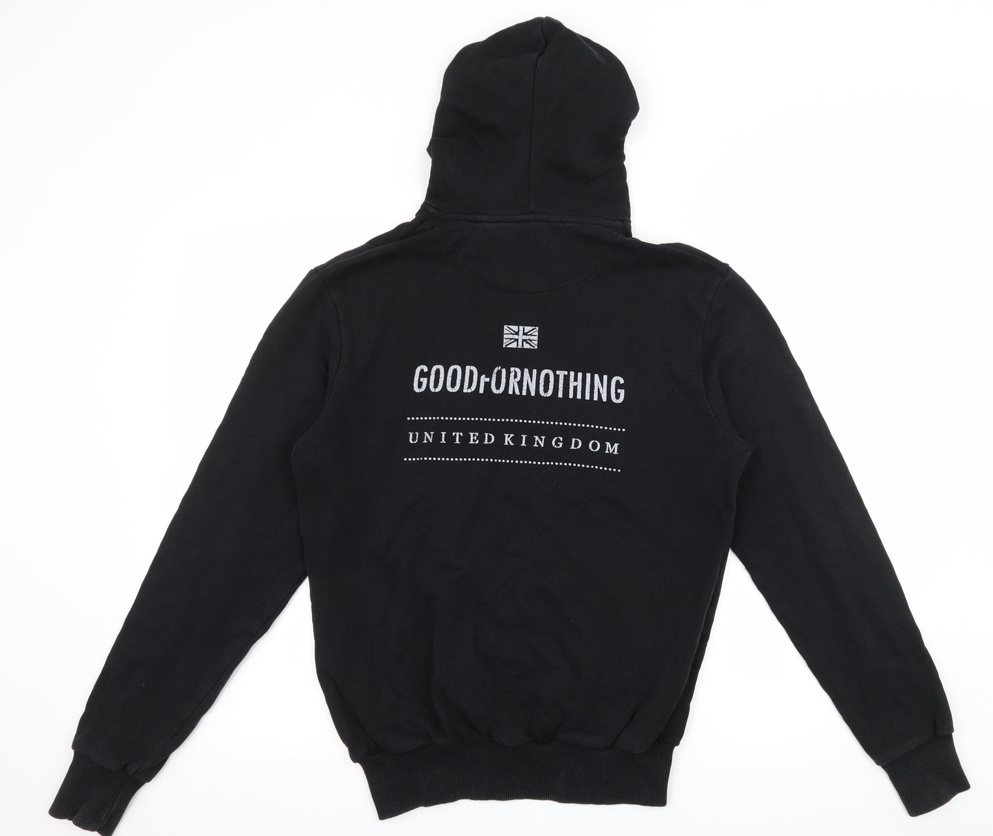 Good For Nothing Mens Black  Jersey Pullover Hoodie Size XS