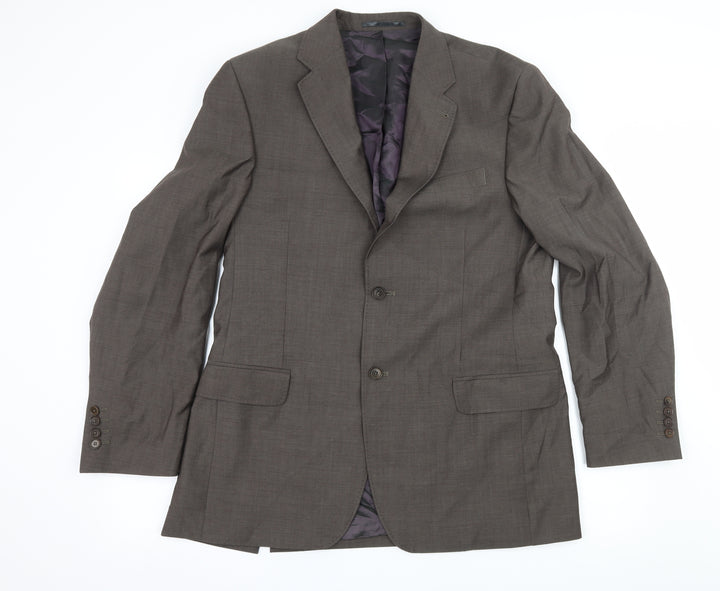NEXT Mens Brown Jacket Suit Jacket Size L