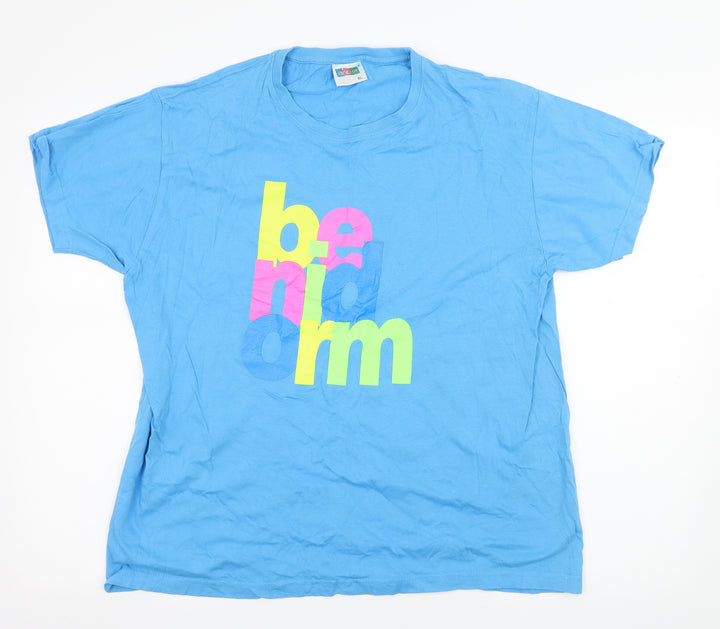 Anbor Mens Blue Jersey T-Shirt Size XL