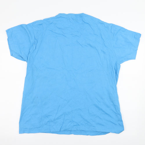 Anbor Mens Blue  Jersey  T-Shirt Size XL