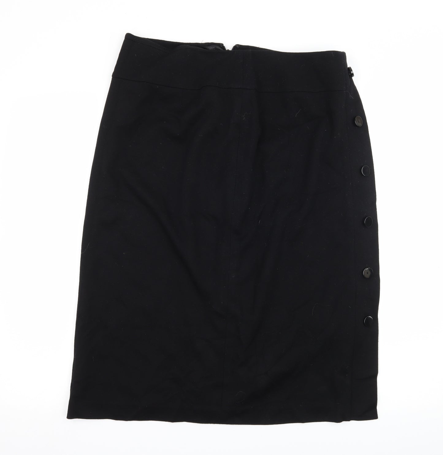 Preworn Womens Black   A-Line Skirt Size 16