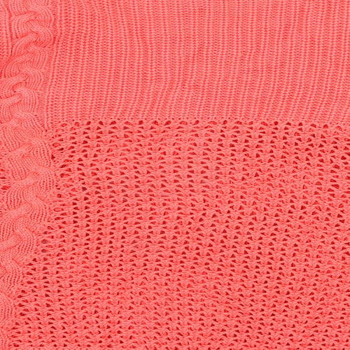Marks and Spencer Womens Orange  Knit Pullover Jumper Size 20