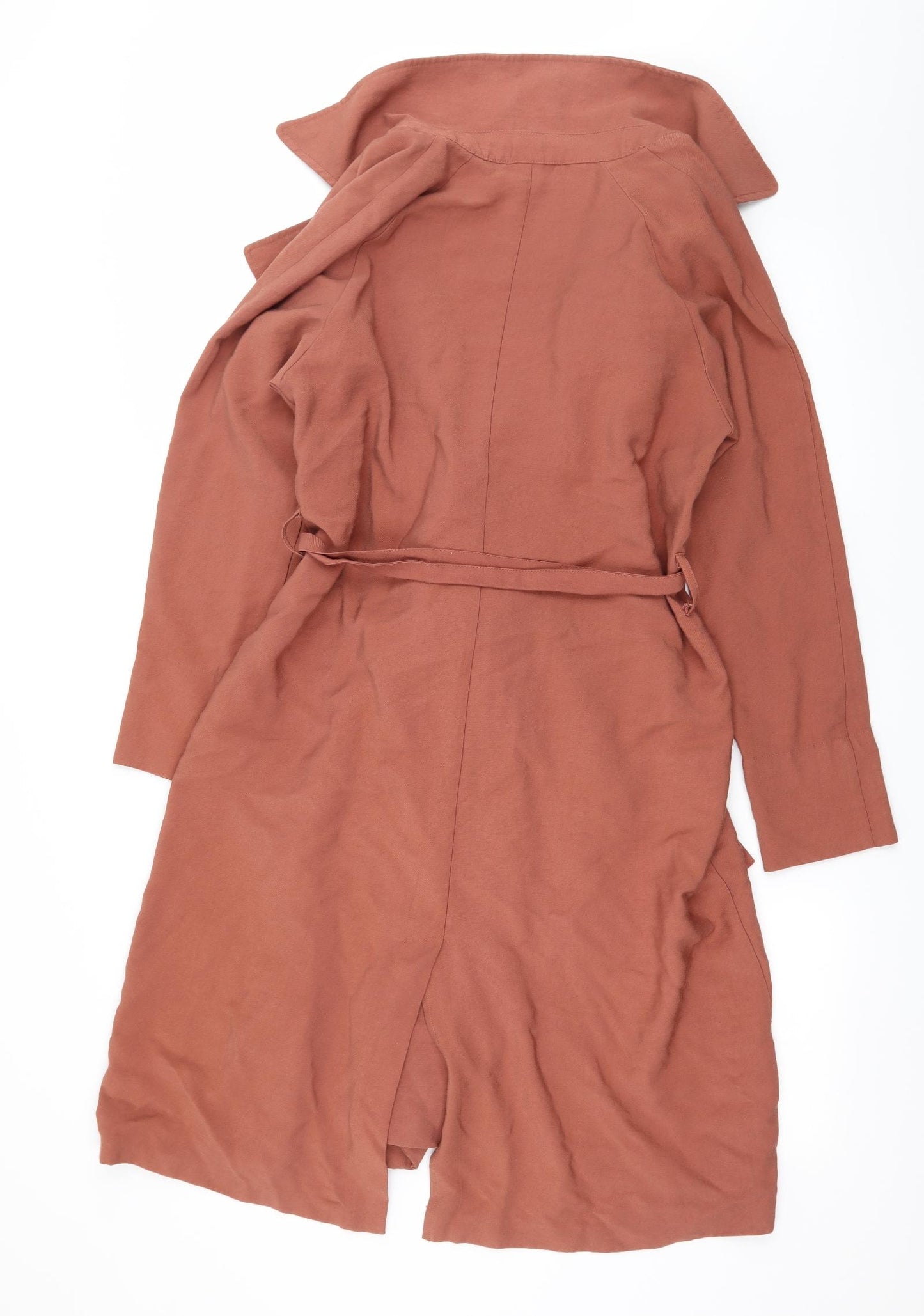 Miss Selfridge Womens Brown   Overcoat Coat Size 12