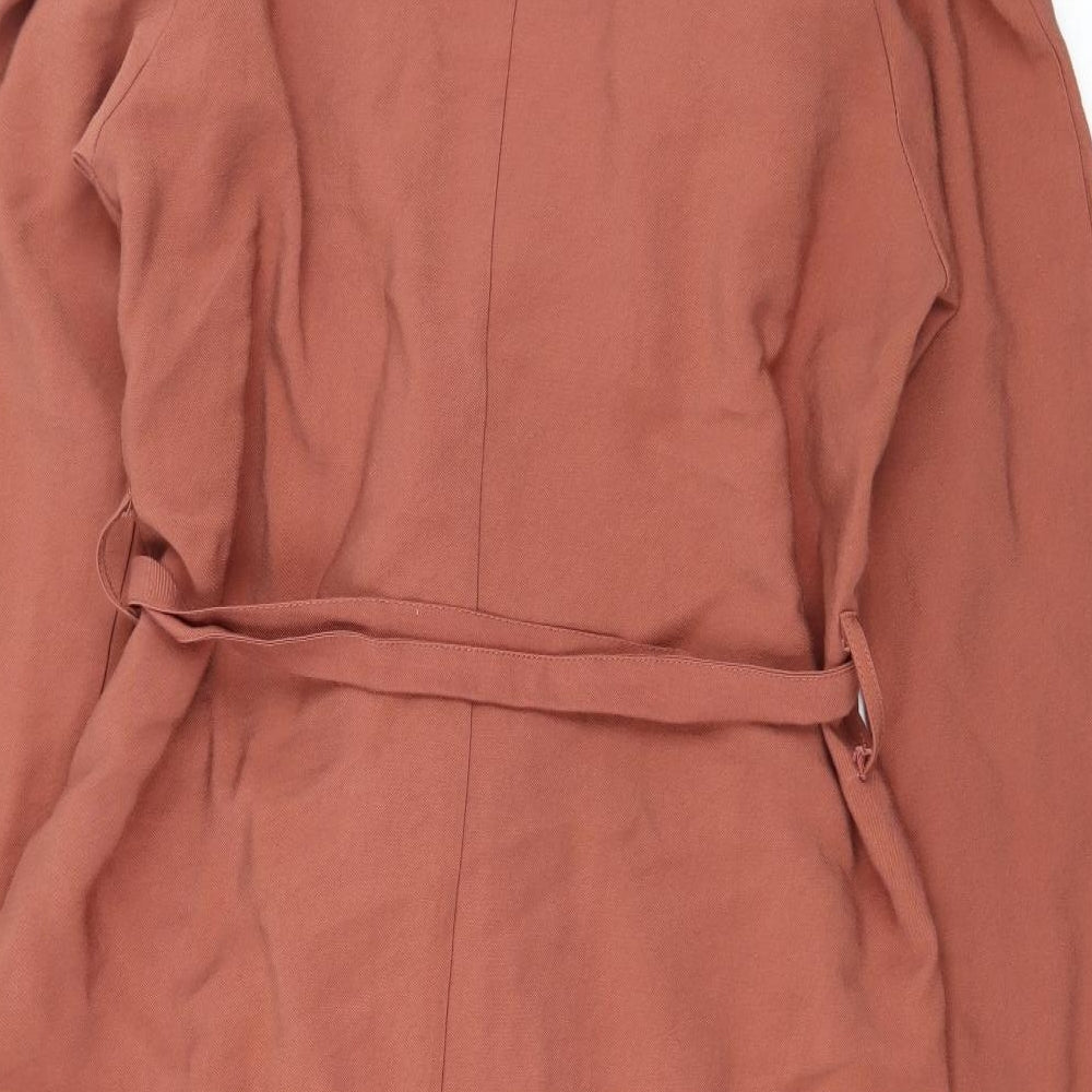 Miss Selfridge Womens Brown   Overcoat Coat Size 12