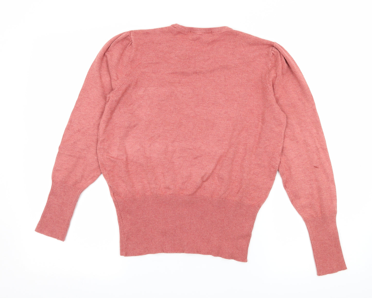 Marks and Spencer Womens Pink  Knit Pullover Jumper Size 12