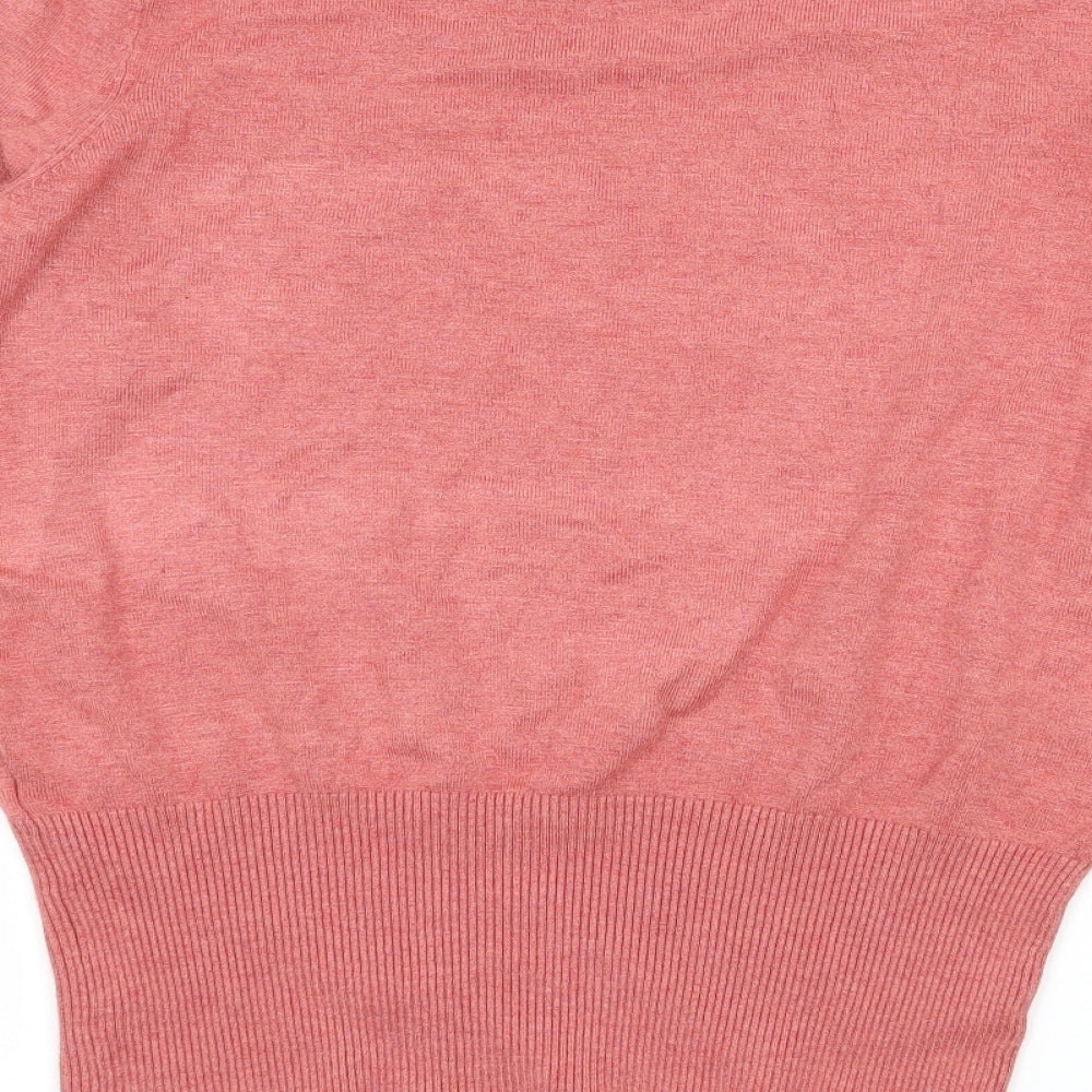 Marks and Spencer Womens Pink  Knit Pullover Jumper Size 12