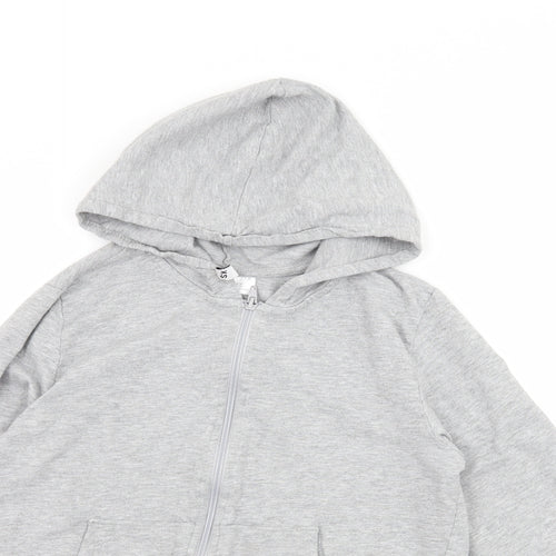 Divided by H&M Womens Grey  Jersey Full Zip Hoodie Size XS