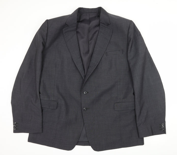 Joseph Seminaia Mens Grey   Jacket Suit Jacket Size 2XL