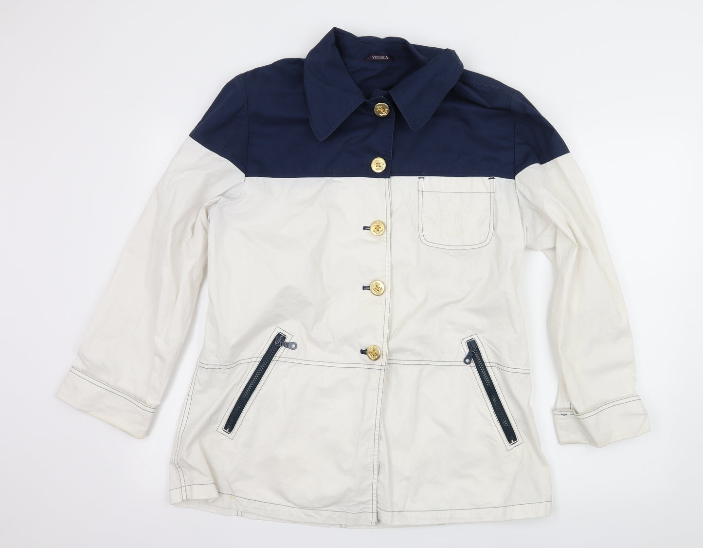 Yessica Womens White   Jacket  Size 14