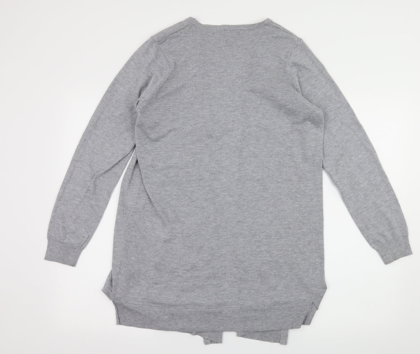 F&F Womens Grey  Knit Cardigan Jumper Size 14