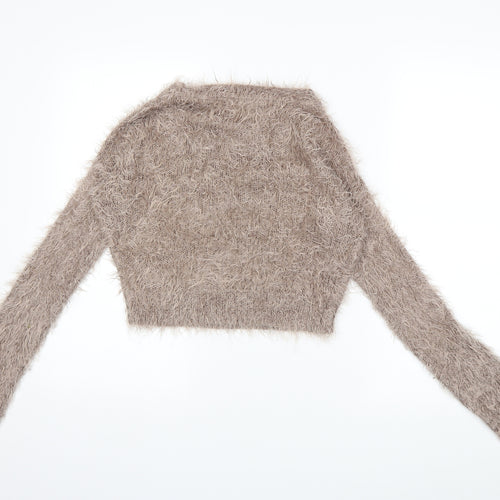 NEXT Womens Grey  Knit Pullover Jumper Size 8