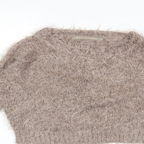 NEXT Womens Grey  Knit Pullover Jumper Size 8