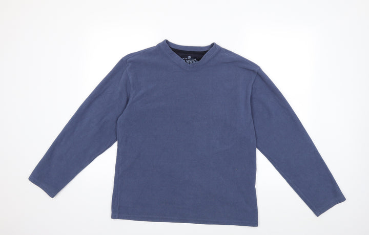 NEXT Mens Blue  Fleece Pullover Sweatshirt Size S