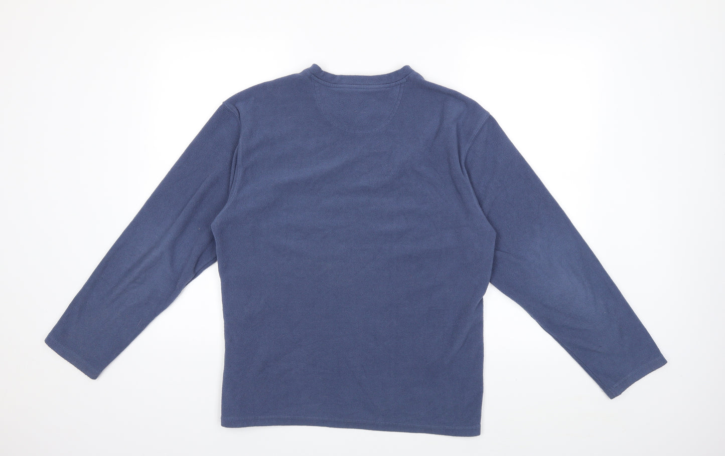 NEXT Mens Blue  Fleece Pullover Sweatshirt Size S
