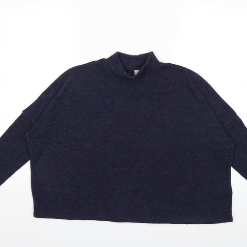 H&M Womens Blue  Knit Pullover Jumper Size XS