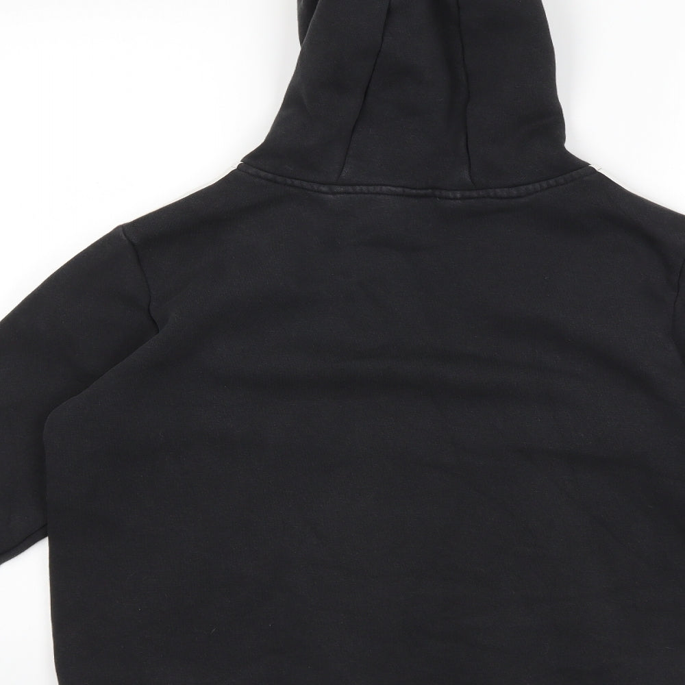 adidas Boys Black   Pullover Hoodie Size 13-14 Years